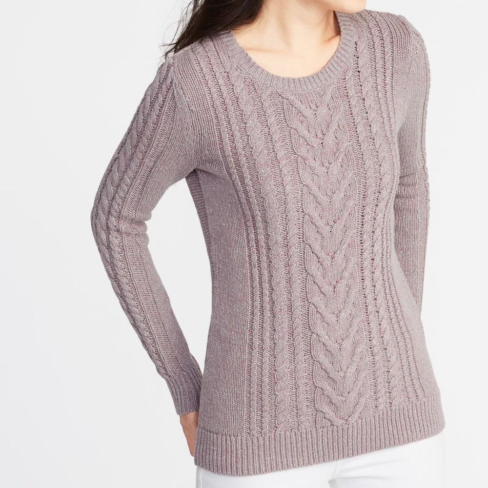Old Navy CABLE-KNIT CREW-NECK SWEATER FOR WOMEN